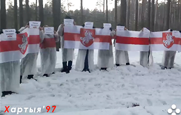 Партизаны Вилейки провели акцию памяти Героев Беларуси