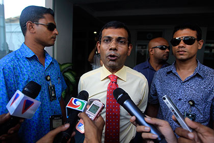 На Мальдивах начался митинг против ареста бывшего президента