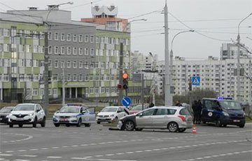 В Минске произошло ДТП с участием милицейского автомобиля