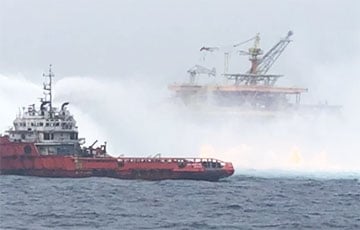 На подводном нефтепроводе в Мексиканском заливе произошел пожар: видео