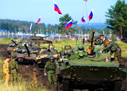 Войска России проводят учения в километре от границы Украины