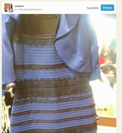 Пользователи соцсетей не смогли определить цвет платья-хамелеона