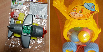 Игрушки, которые ЕC посчитал смертельно опасными, свободно продаются в Беларуси