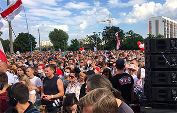 Фотофакт: Массовый митинг Светланы Тихановской в Могилеве