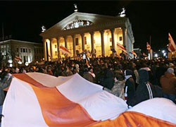 Массовые протесты на Площади в Минске (Онлайн-репортаж)