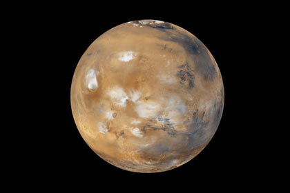 У южного полюса Марса заметили таинственную дымку