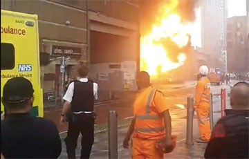 В Лондоне произошел мощный взрыв в метро