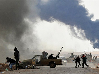 Войска Каддафи начали штурм Рас-Лануфа