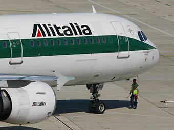 Предотвращена попытка угона самолета Alitalia в Триполи