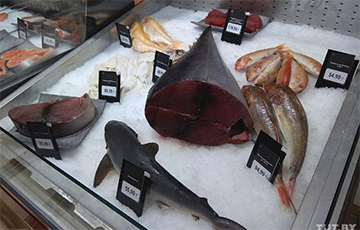 В одном из минских супермаркетов продают рыбу по $60