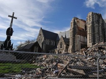 В районе новозеландского Крайстчерча произошло землетрясение