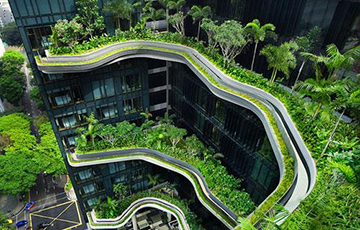 В Сингапуре построили уникальный сад-отель