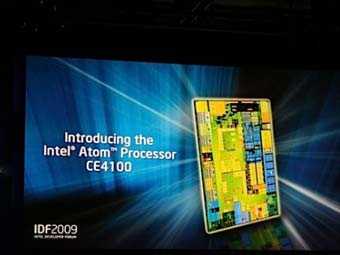 Intel вставит процессоры Atom в телевизоры