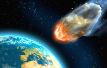 Человечество пережило падение гигантской кометы