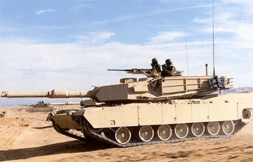 Видеофакт: Снаряд танка M1A1 Abrams оторвал башню САУ «Акация»