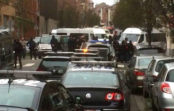 Во время полицейского рейда в Брюсселе началась перестрелка