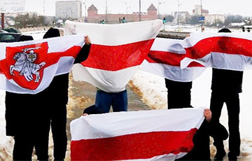 Лидские партизаны вышли на субботний марш