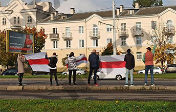Заводской район присоединился к протестам в Минске