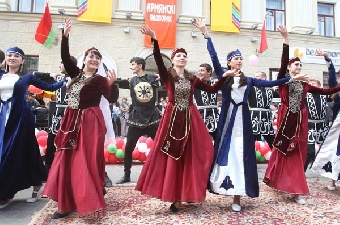 Более полутора тысяч человек приняли участие в открытии VIII Республиканского фестиваля национальных культур в Гродно