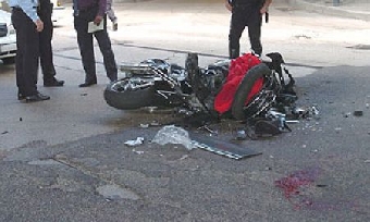 В Брестской области мотоциклист на огромной скорости протаранил легковой автомобиль