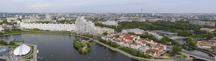 В интернете появилась уникальная панорама Минска