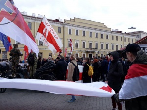 В Минске прошел оппозиционный митинг в защиту суверенитета Беларуси