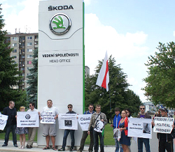 Белорусы будут пикетировать главный офис концерна «&#352;koda»