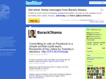 Обама решил привлечь людей на выборы с помощью Facebook