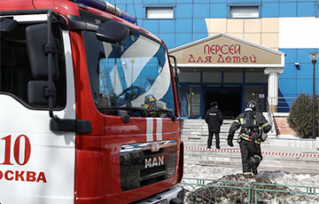 При пожаре в московском ТЦ  «Персей» погиб один человек