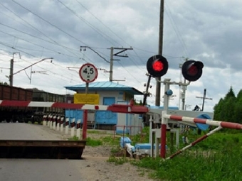 Пьяный водитель врезался в шлагбаум на белорусско-польской границе