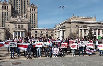 Белорусы Варшавы призвали ввести жесткие экономические санкции против режима Лукашенко