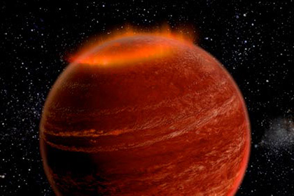 Полярное сияние впервые разглядели за пределами Солнечной системы