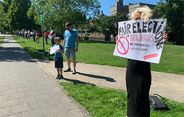 В Нидерландах прошла акция солидарности с Беларусью