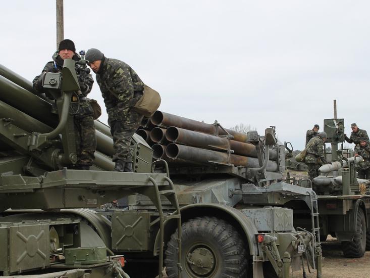 Украина перебрасывает артиллерию к границе с Беларусью
