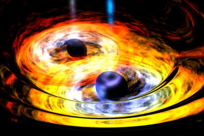Астрономы нашли двойную черную дыру