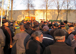 В Борисове два дня  бастовали мусорщики (Фото)