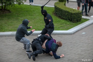 Четверо белорусов задержаны по подозрению в нападении на омоновцев