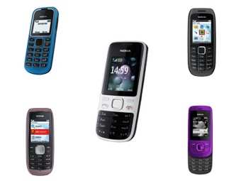 Nokia выпустит пять бюджетных телефонов