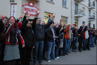В Стокгольме прошла акция в поддержку демократии в Беларуси (Фото)