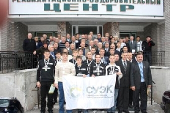 Футболистам "Шахтера" вручены серебряные медали чемпионата Беларуси