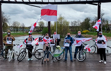 Белорусы Белостока организовали велопробег солидарности с политзаключенными