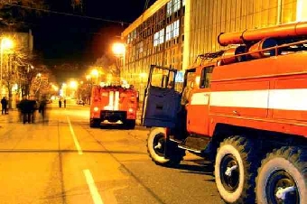 Гомельские спасатели оперативно ликвидировали возгорание в санатории "Ченки"