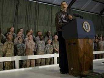 Обама неожиданно прибыл в Афганистан
