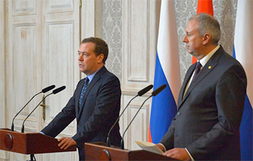 Румас и Медведев семь часов обсуждали «туман» в отношениях Беларуси и РФ