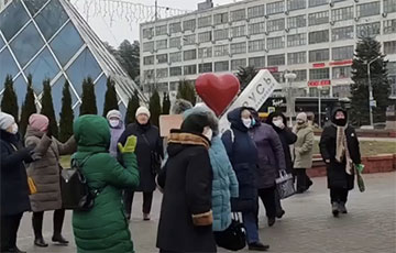 В Минске пенсионеры собрались на акцию протеста