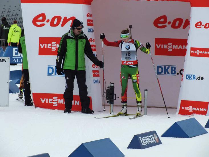 Домрачева стала третьей в спринте в итальянской Антерсельве