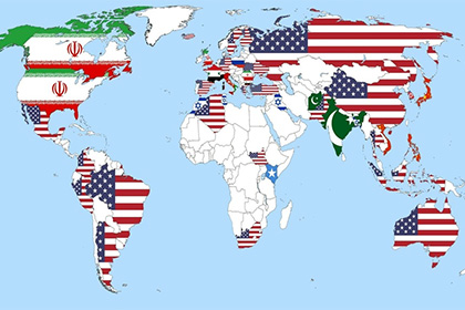 В сети представили карту самых опасных стран в мире