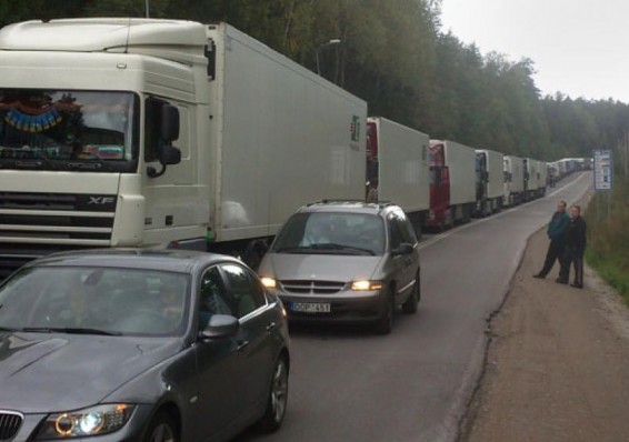 ГТК предупредил о возможных заторах на белорусско-литовской границе