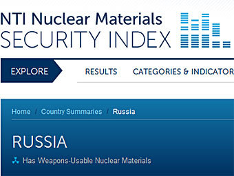 Россия оказалась в конце рейтинга ядерной безопасности