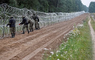 Мигранты со стороны Беларуси забросали польских пограничников камнями и палками
